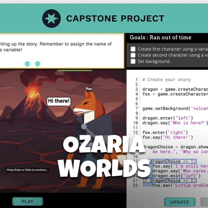 Ozaria Worlds: An Enchanting Narrative Coding Adventure - Brains & Motion