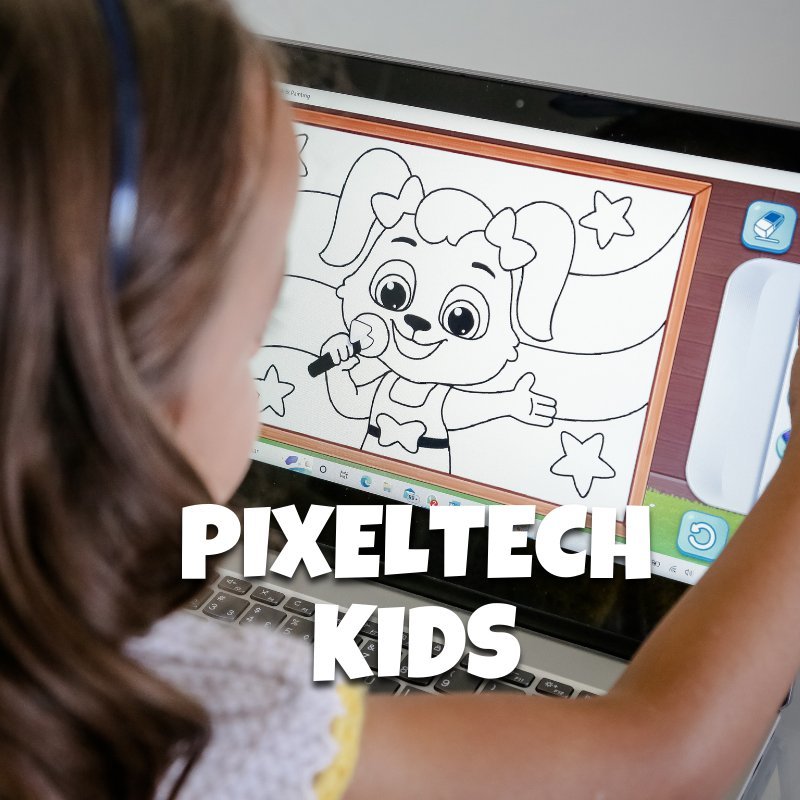 PixelTech Kids: Exploring Creativity with Digital Arts - Brains & Motion